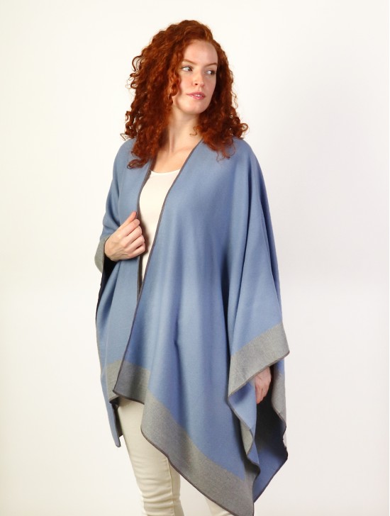 Two-Tone Soft Reversible Cape